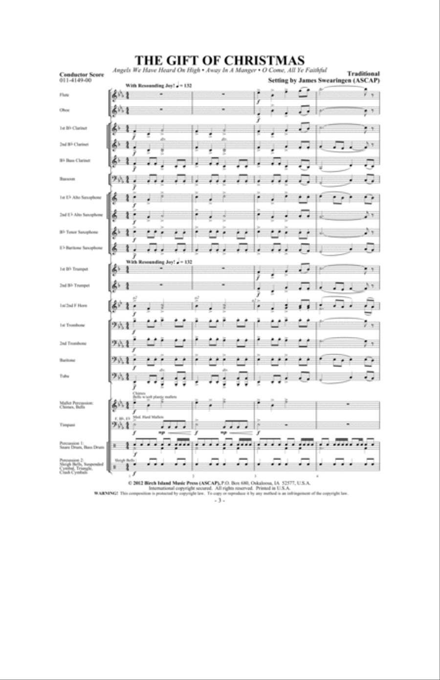 The Gift of Christmas The Gift of Christmas Concert Band scores gallery preview page 2