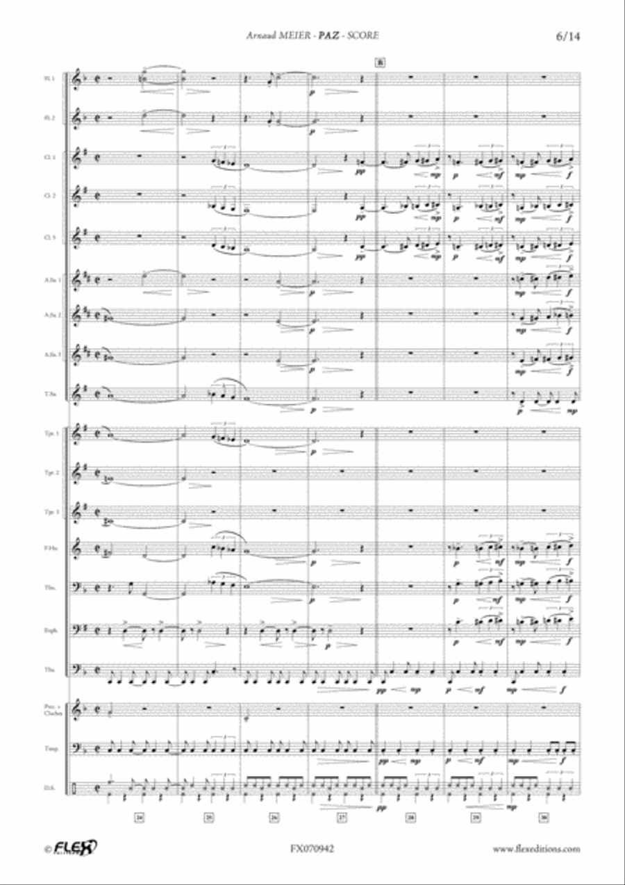 Paz Paz Concert Band scores gallery preview page 6