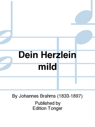 Book cover for Dein Herzlein mild