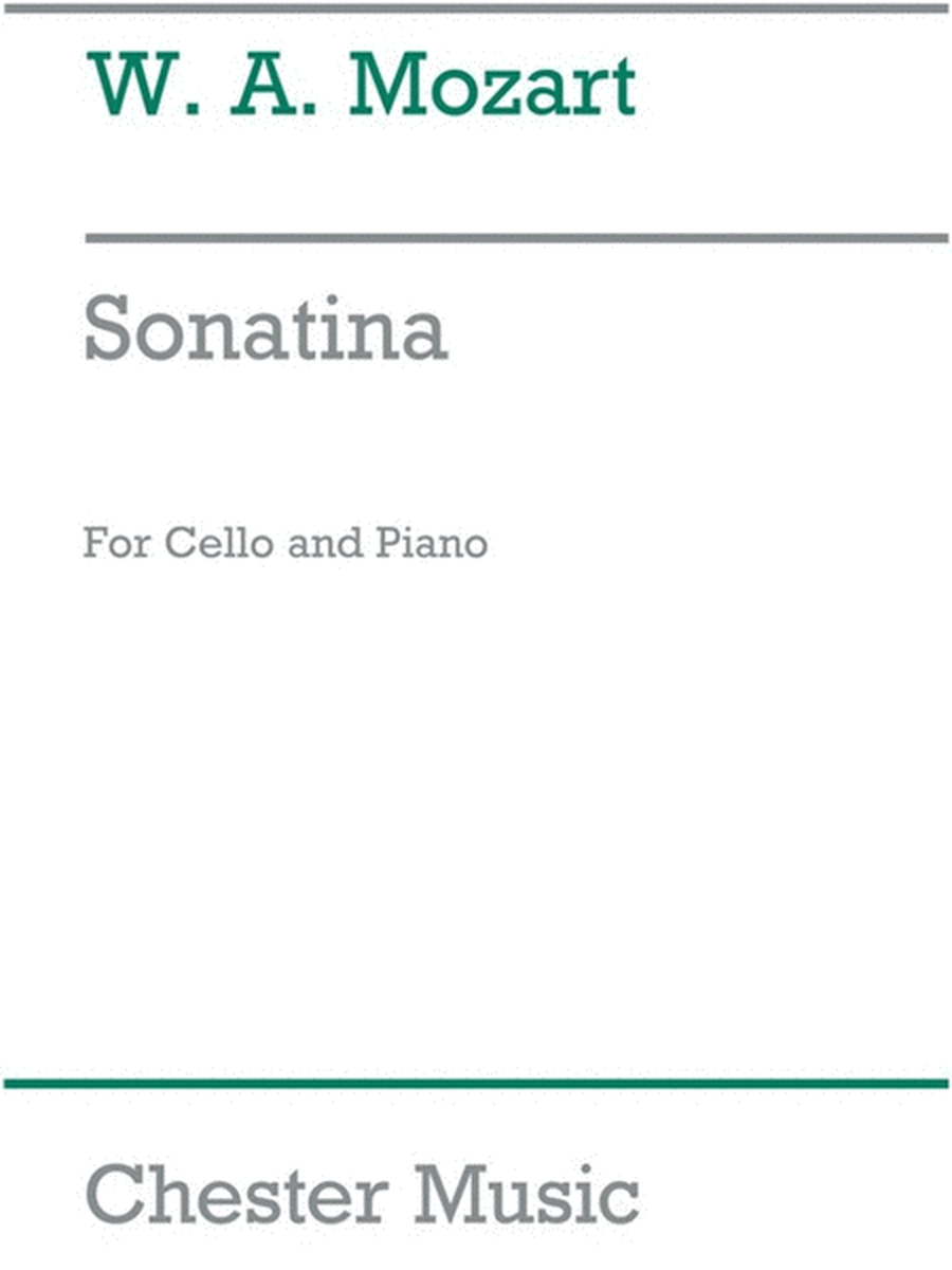 Mozart - Sonatina For Cello/Piano (Pod)