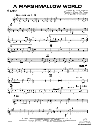 A Marshmallow World: 1st B-flat Clarinet