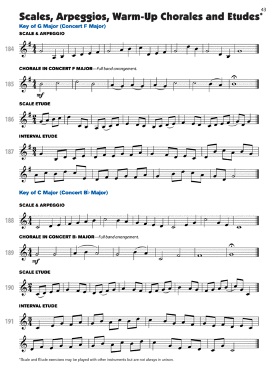 Sound Innovations for Concert Band, Book 1 Concert Band Methods scores gallery preview page 4