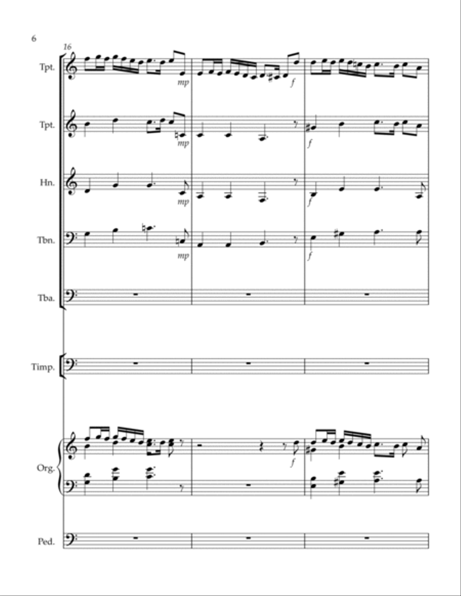 Psalm 19 Small Ensemble scores gallery preview page 6