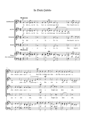 In Dulci Jubilo - choir SATB