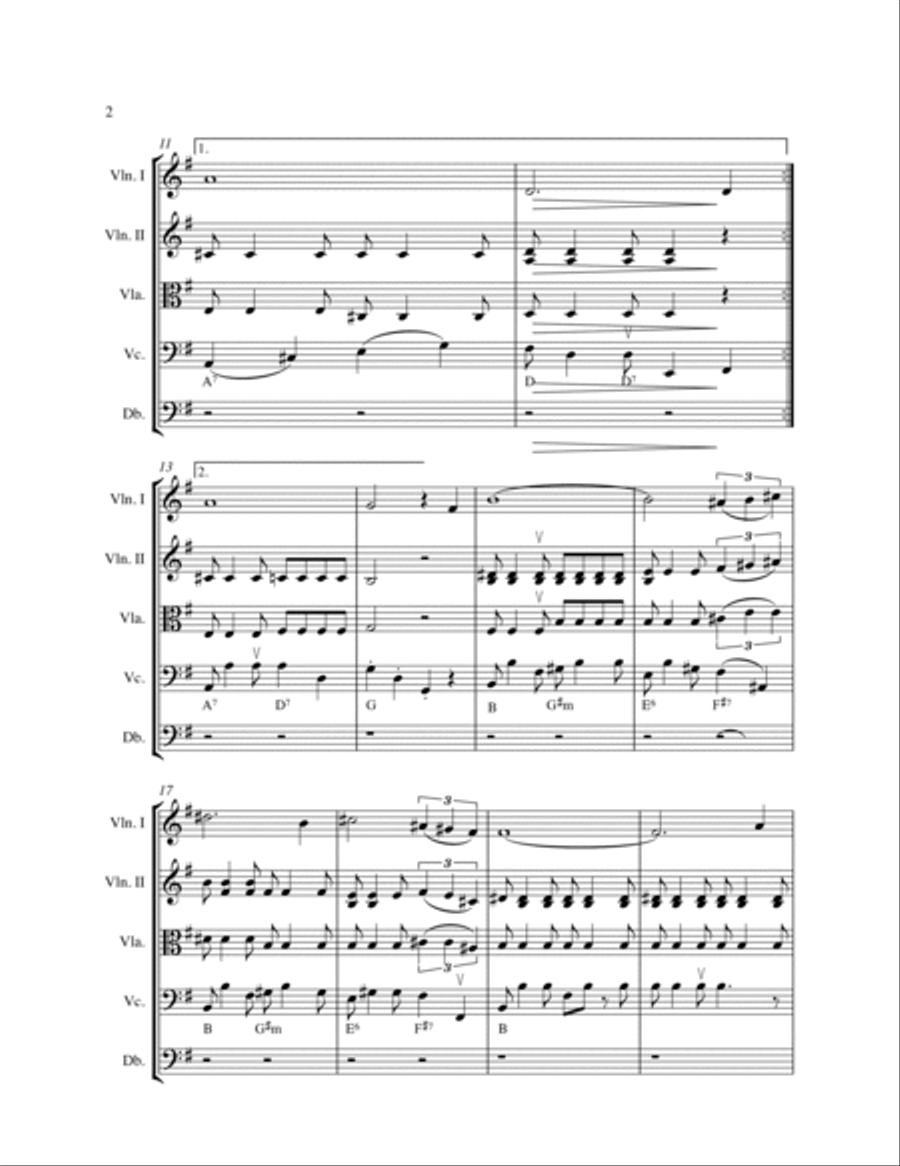 Beyond The Sea String Orchestra scores gallery preview page 5