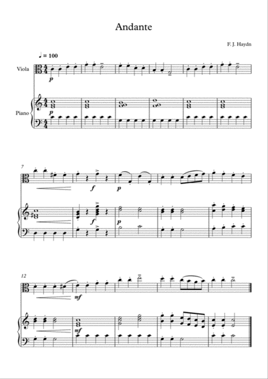 10 Easy Classical Pieces For Viola & Piano Vol. 4 10 Easy Classical Pieces For Viola & Piano Vol. 4 Viola scores gallery preview page 2