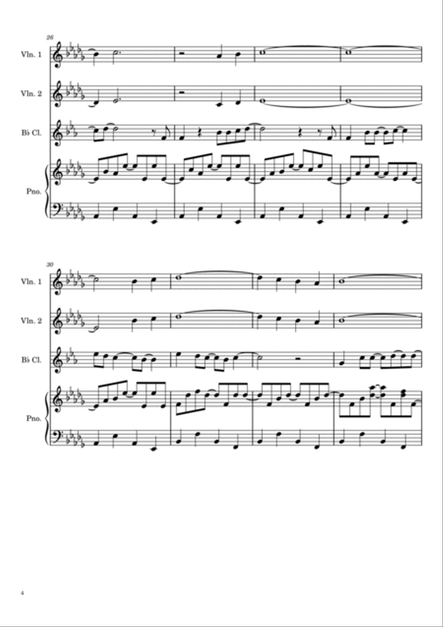 Christmas Like A Lullaby Christmas Like A Lullaby Small Ensemble scores gallery preview page 4