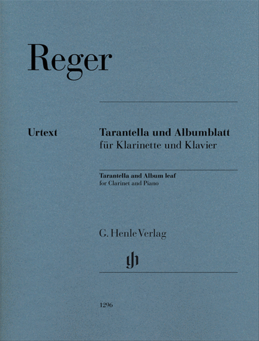 Tarantella and Album Leaf Clarinet Solo scores gallery preview page 1