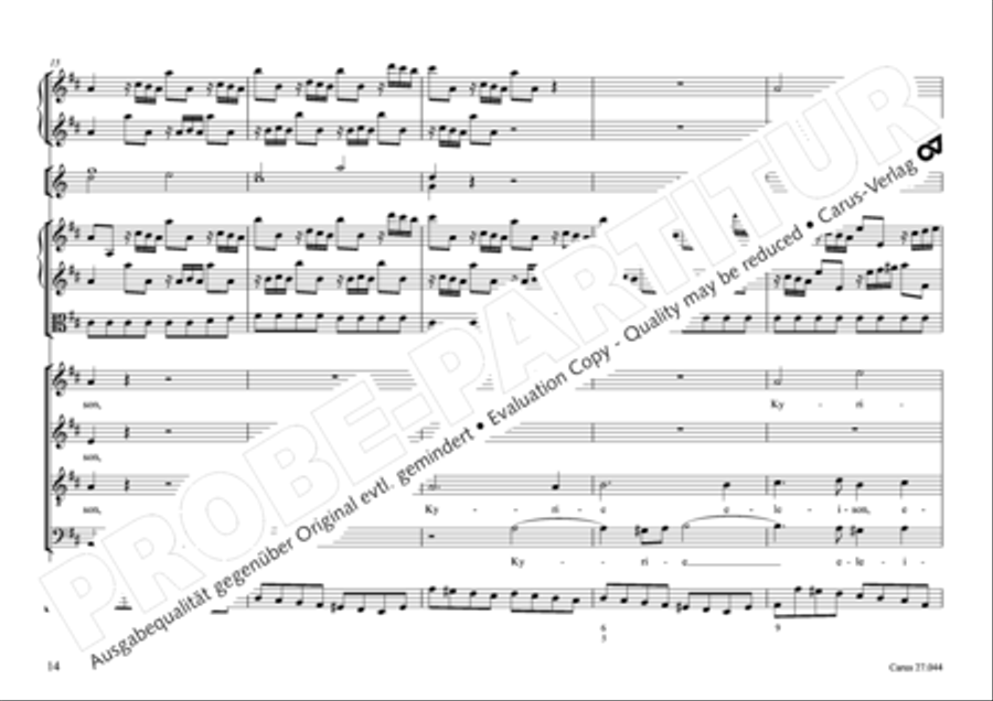 Messa per il Santissimo Natale 4-Part scores gallery preview page 5