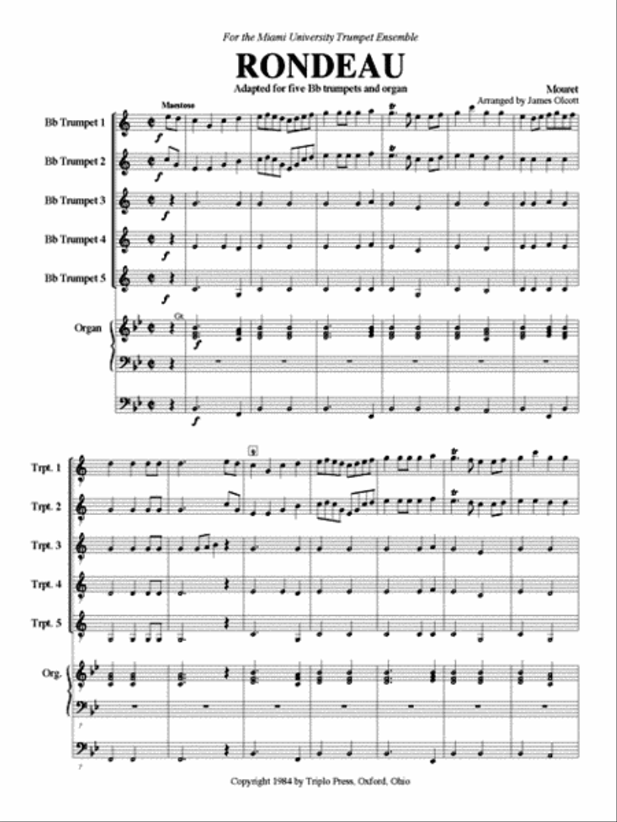 Rondeau Small Ensemble scores gallery preview page 2