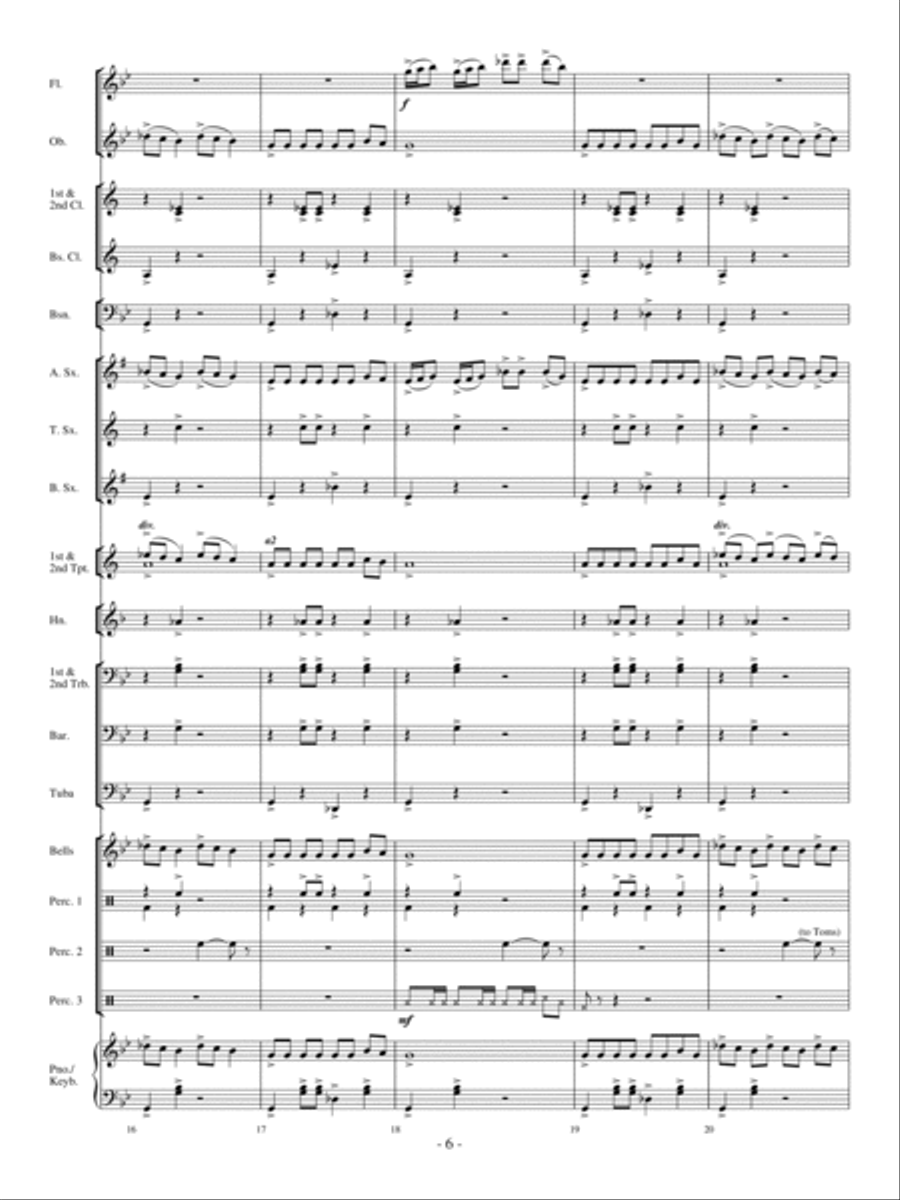 Ghost In The Attic Concert Band scores gallery preview page 5