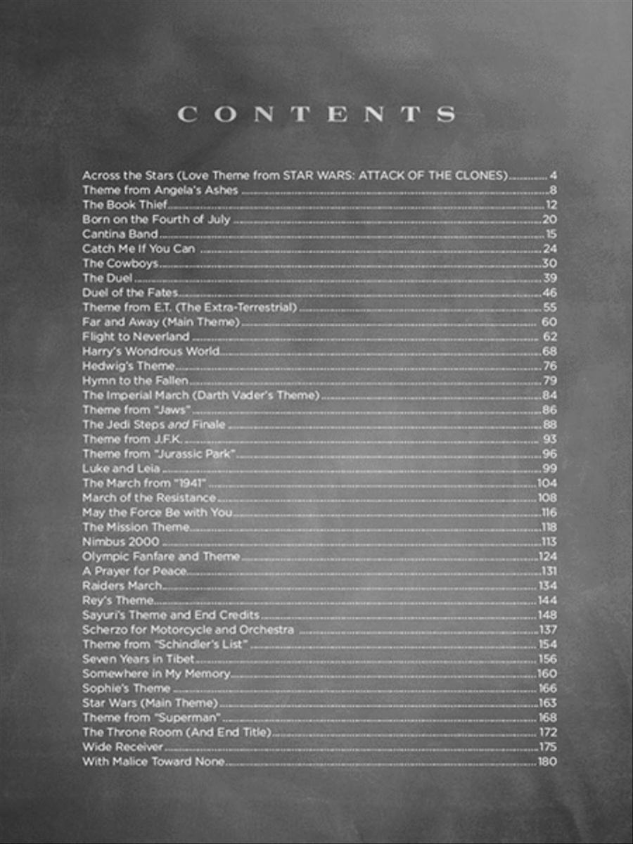 The John Williams Piano Anthology Piano Solo scores gallery preview page 4