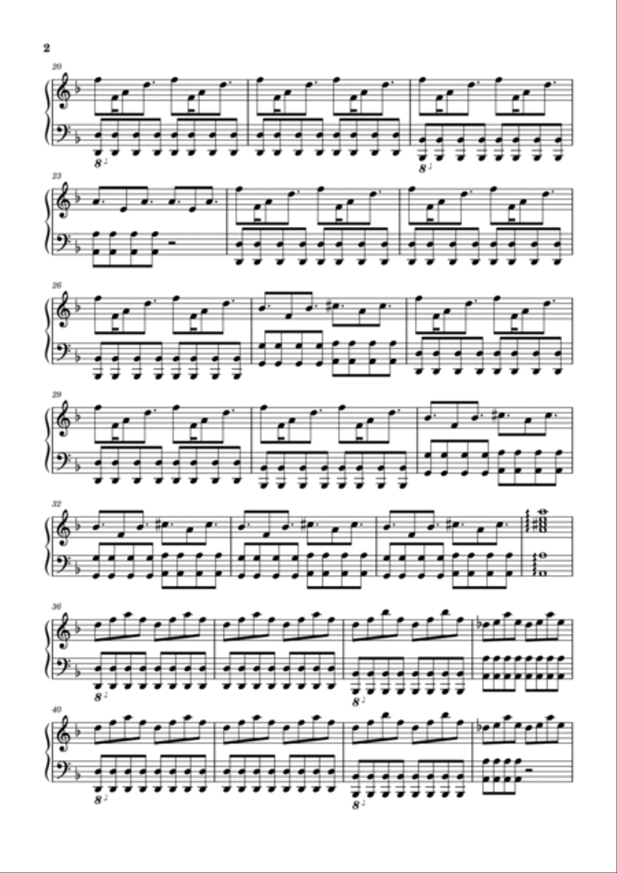 Dear God Easy Piano scores gallery preview page 2