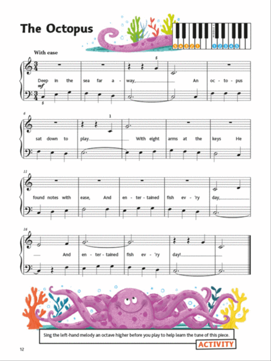 Piano Star: Five-Finger Tunes Piano Method scores gallery preview page 3