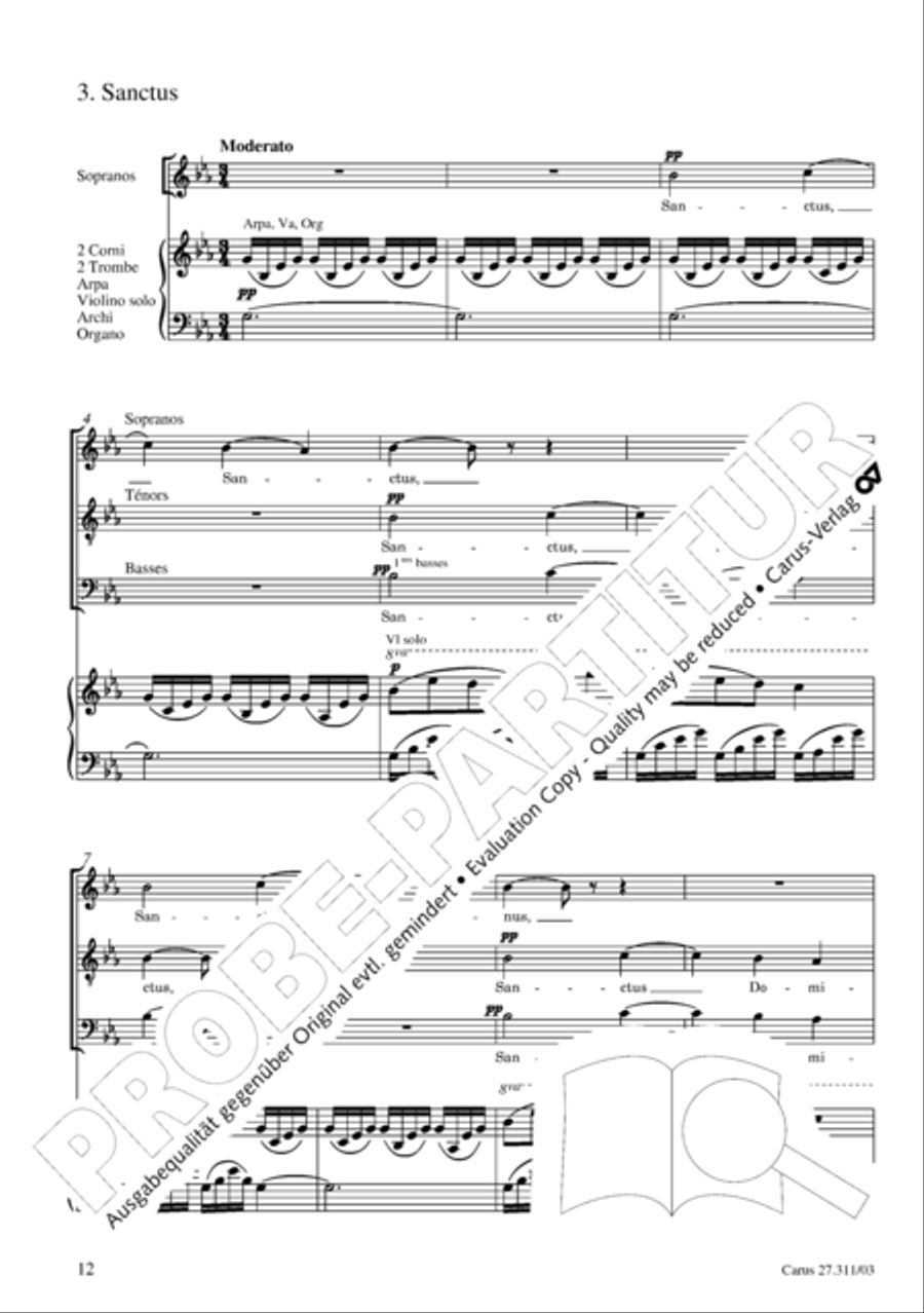 Requiem - church version (Requiem. Fassung mit kleinem Orchester) Requiem - church version (Requiem. Fassung mit kleinem Orchester) 4-Part scores gallery preview page 13