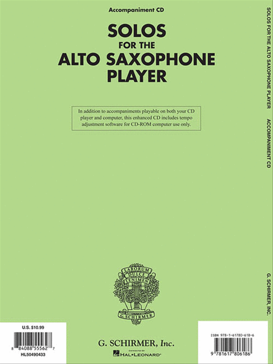 Solos for the Alto Saxophone Player image number null