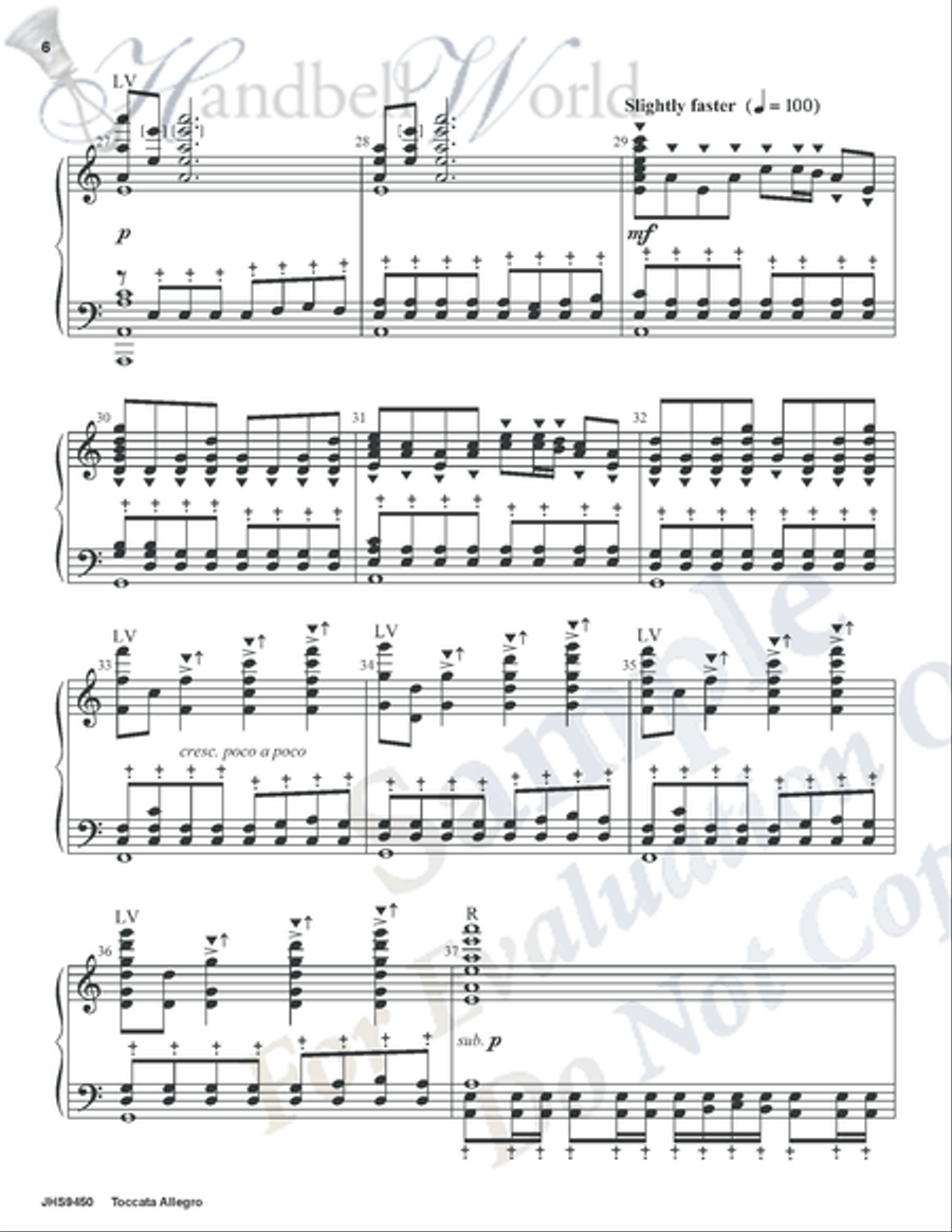 Toccata Allegro 5-Octaves scores gallery preview page 5
