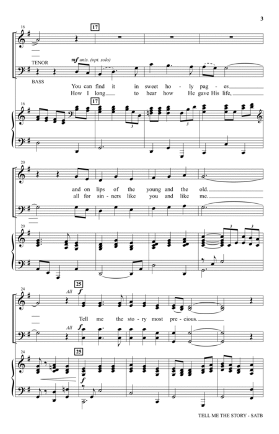 Tell Me The Story 4-Part scores gallery preview page 2