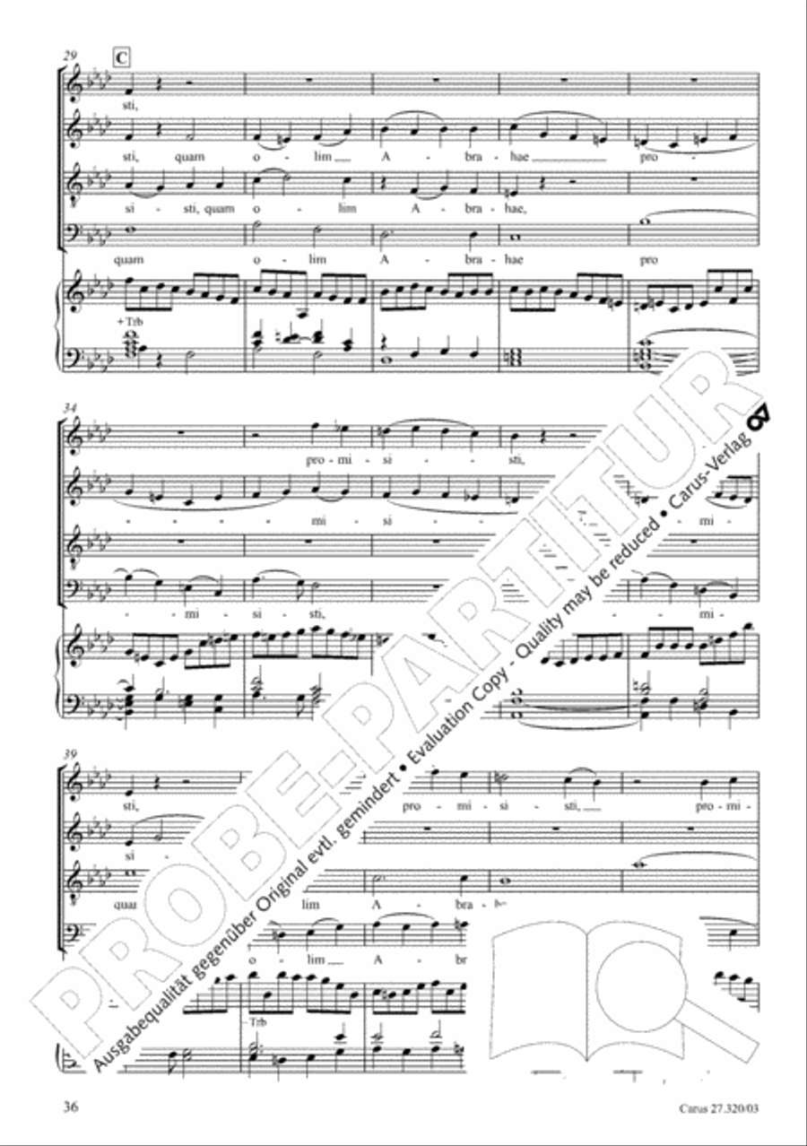 Requiem in D minor 4-Part scores gallery preview page 37