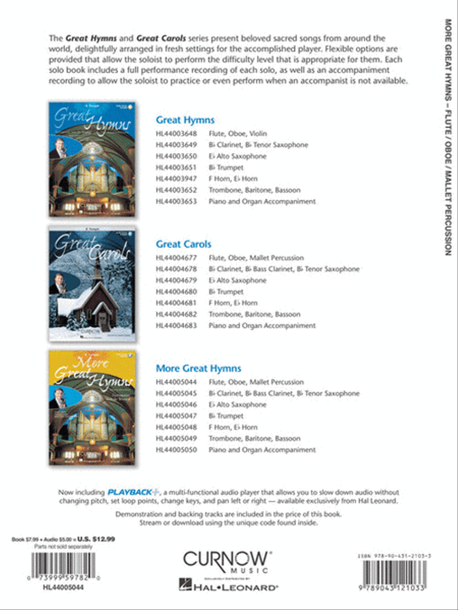 More Great Hymns (audio access included) Flute scores gallery preview page 6