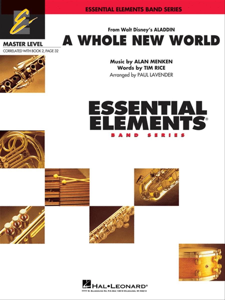 A Whole New World (from Aladdin) Concert Band scores gallery preview page 1