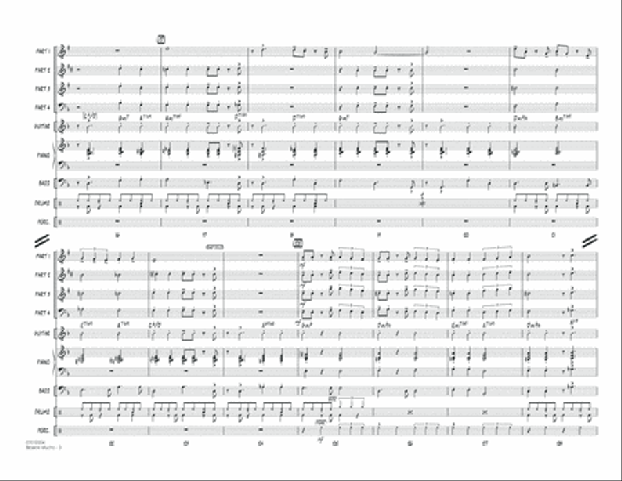 Besame Mucho (Kiss Me Much) - Conductor Score (Full Score) Jazz Ensemble scores gallery preview page 3
