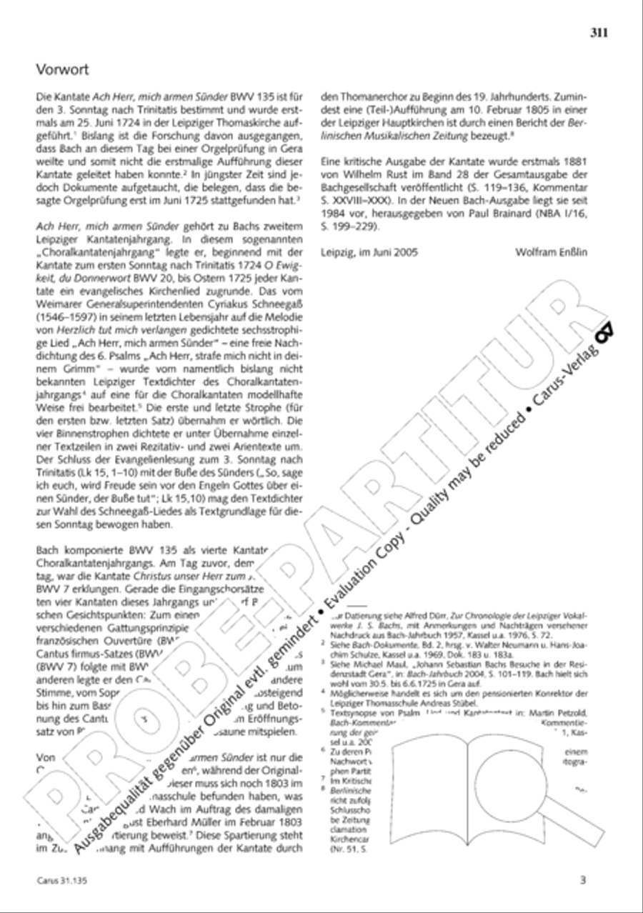 The Complete Sacred Vocal Works (Das geistliche Vokalwerk) Voice scores gallery preview page 312
