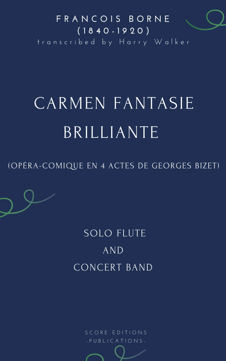 Carmen Fantaisie Brillante for Solo Flute and Concert Band image number null