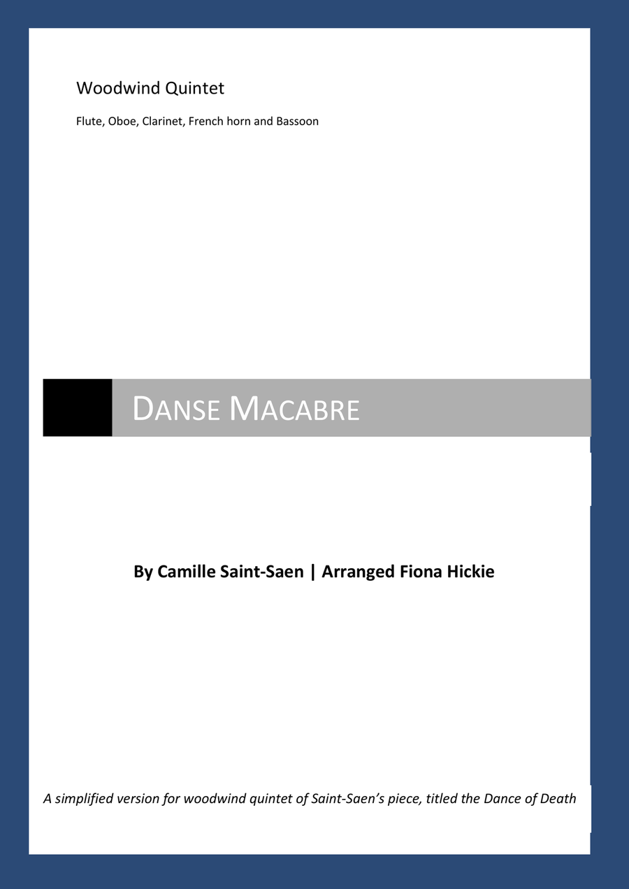Danse Macabre Danse Macabre Woodwind Quintet scores gallery preview page 1