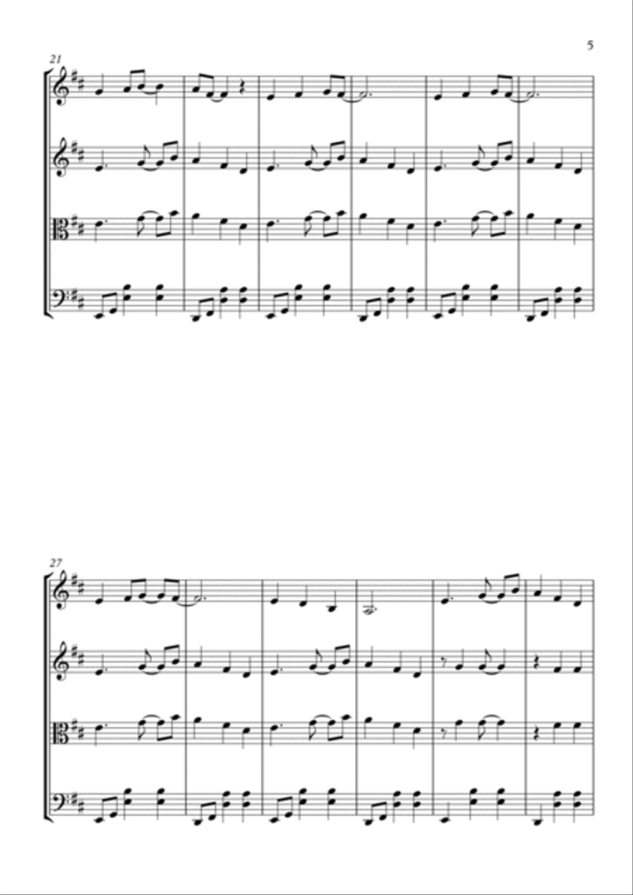 Golden Brown String Trio scores gallery preview page 5