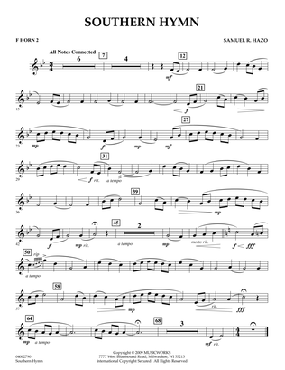 Southern Hymn - F Horn 2