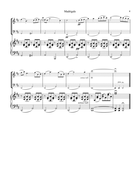 Madrigale for easy piano trio image number null