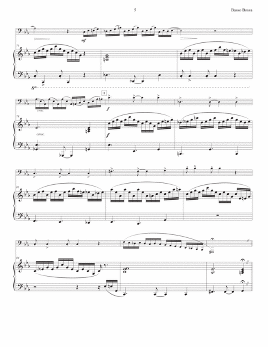 Basso Bossa for Tuba and Piano image number null