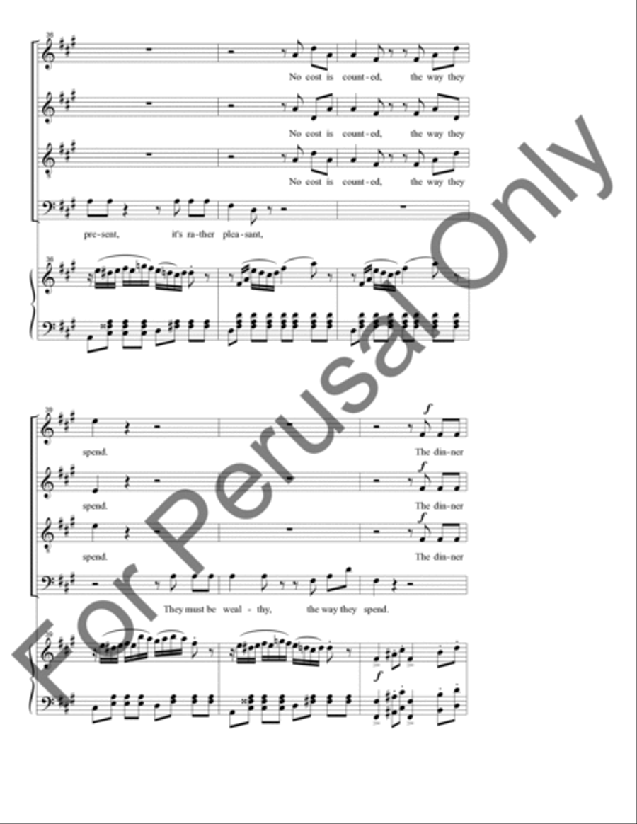 Chorus of the Servants Chorus of the Servants 4-Part scores gallery preview page 8