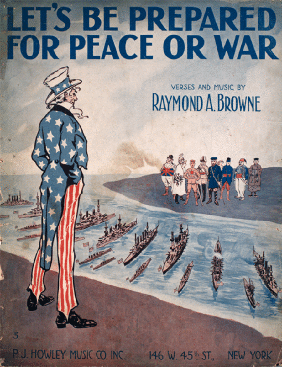 Let's Be Prepared For Peace or War 3-Part scores gallery preview page 1