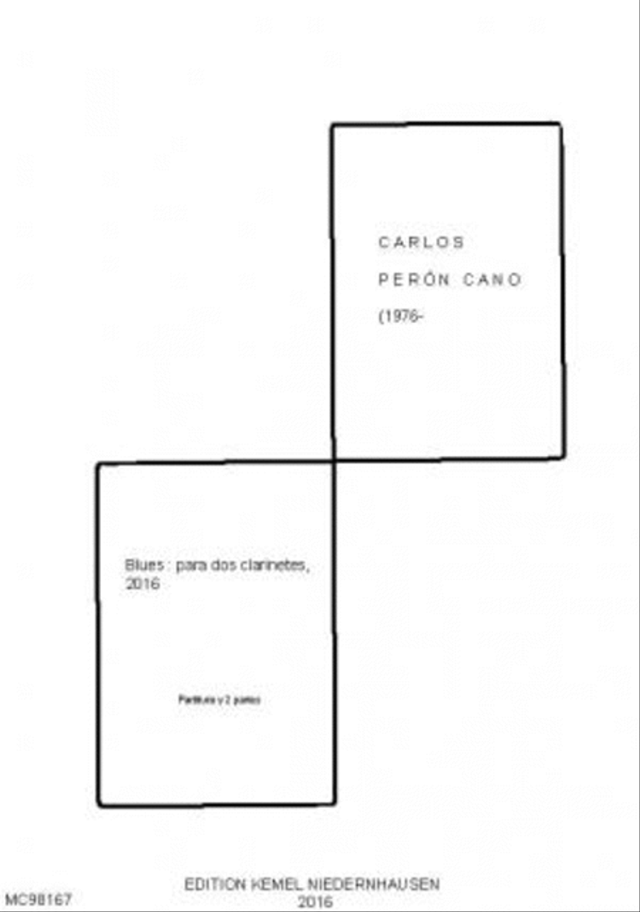 Blues Blues Clarinet Duet scores gallery preview page 1