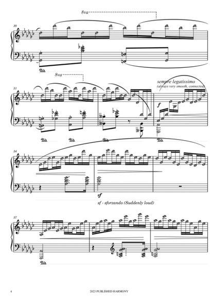 Etude Op. 10 No. 5 Black Keys - Piano Sheet Music with note names image number null