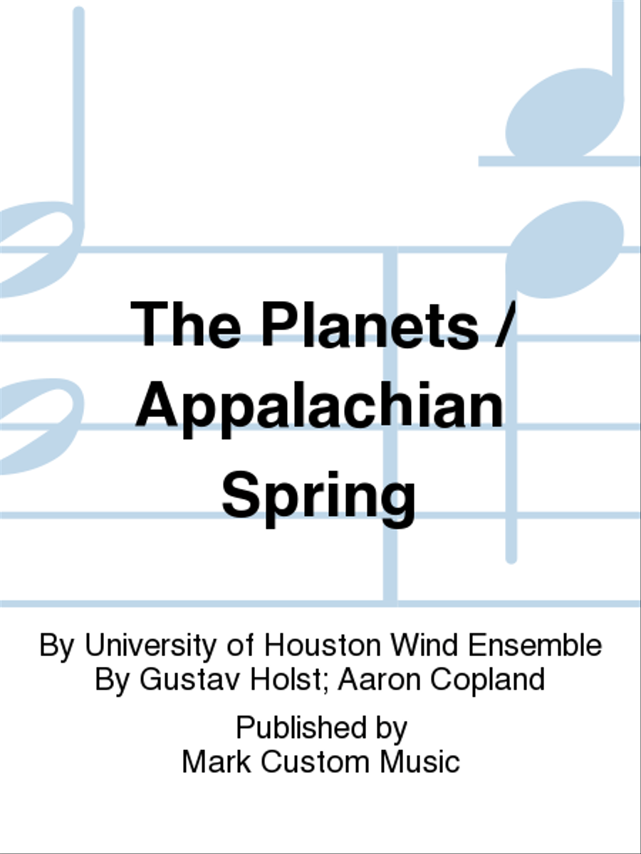 The Planets / Appalachian Spring Listening CD scores gallery preview page 1