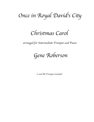 Once in Royal David's City TRUMPET Solo