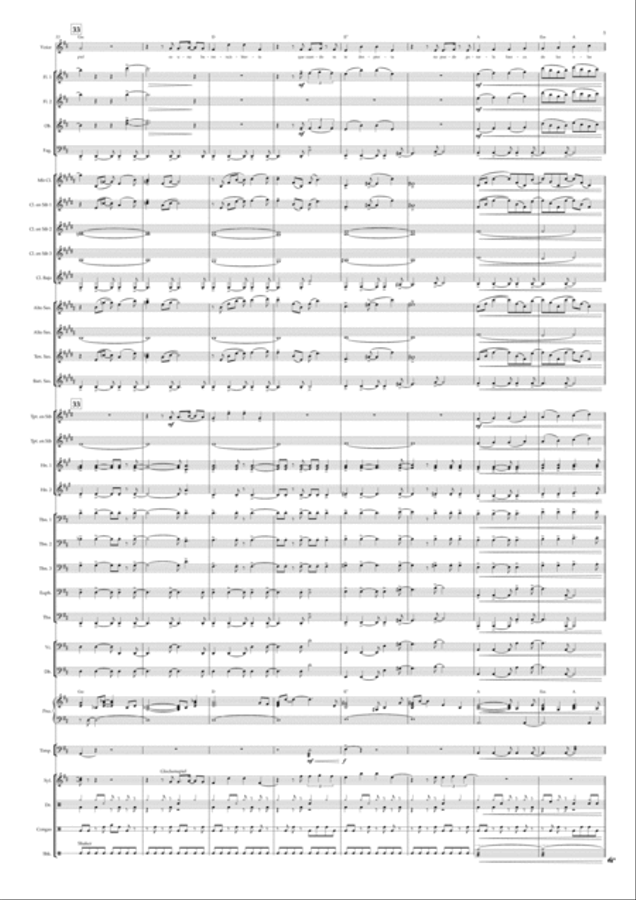 Tu Piel Concert Band scores gallery preview page 5