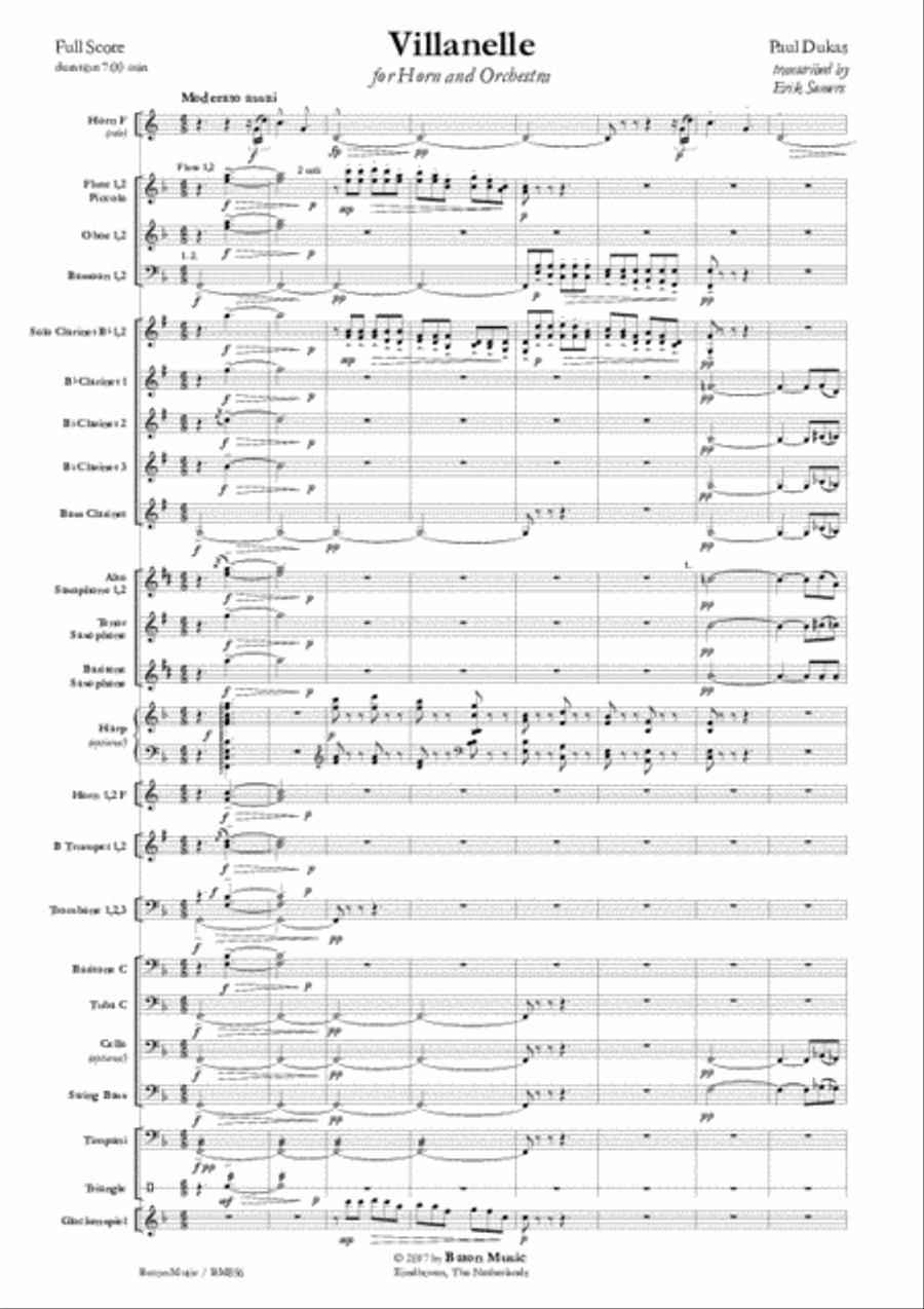 Villanelle Villanelle Concert Band scores gallery preview page 2