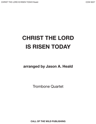 "Christ the Lord is Risen Today" for four trombones