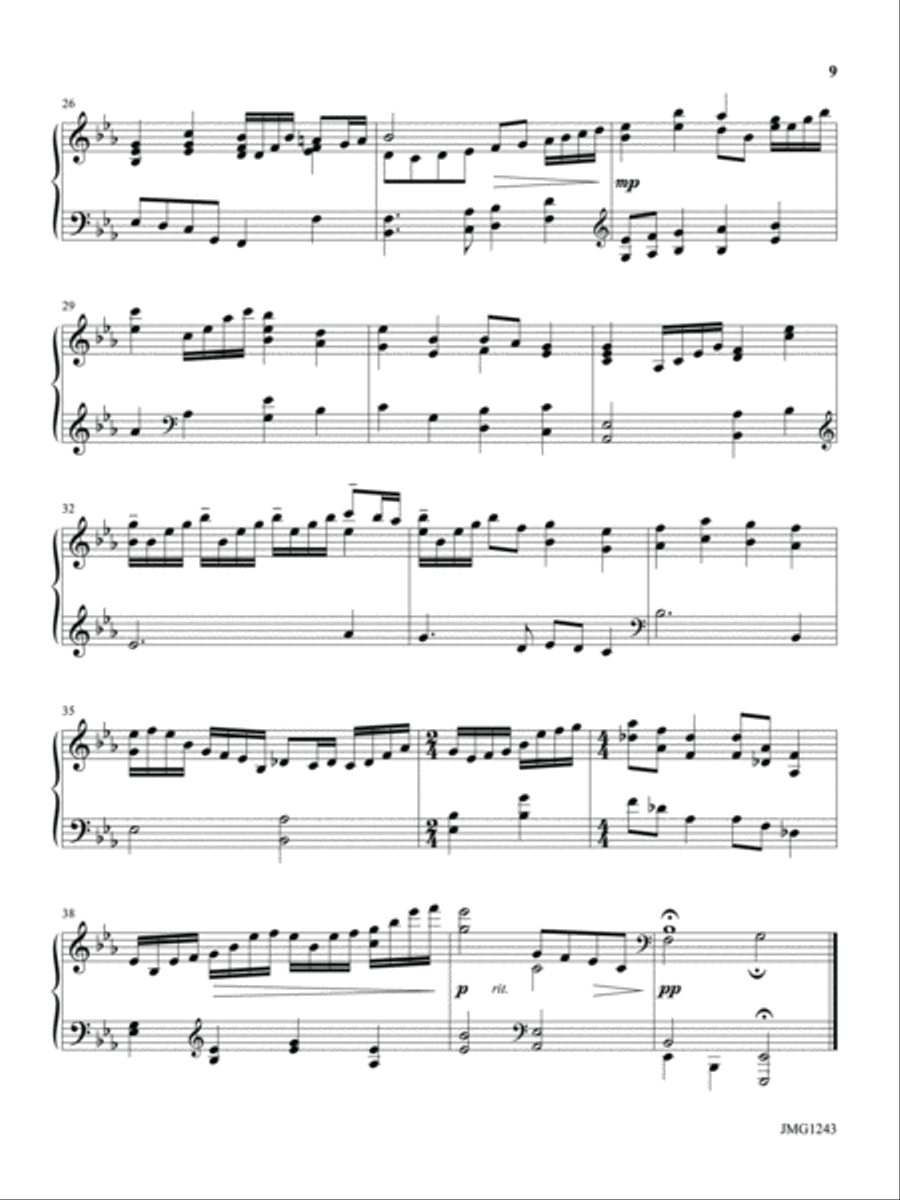HymnBuilder: The Music of Lowell Mason for Solo Piano Piano Solo scores gallery preview page 10