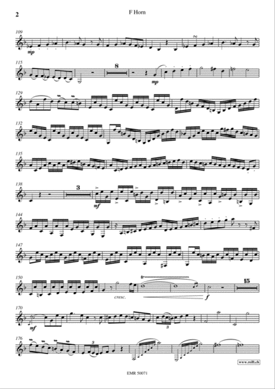 Grand Concerto Horn scores gallery preview page 3