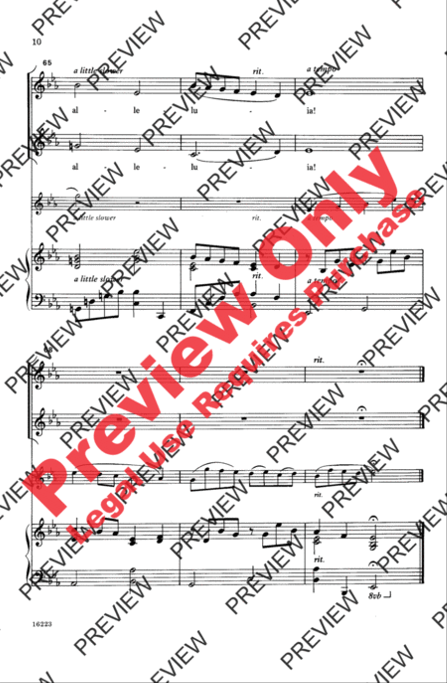 Alleluia 2-Part scores gallery preview page 10