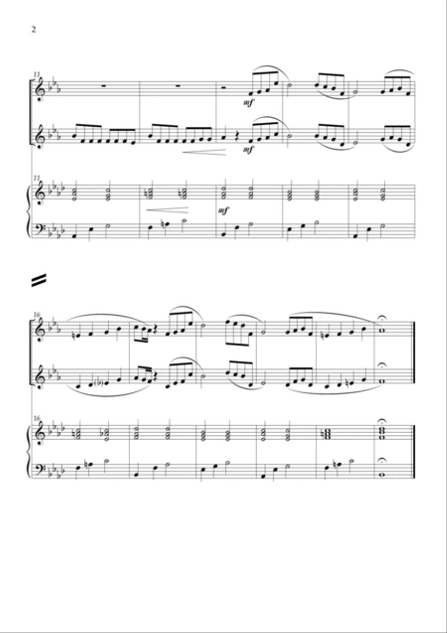 Kill Bill Brass Duet scores gallery preview page 2
