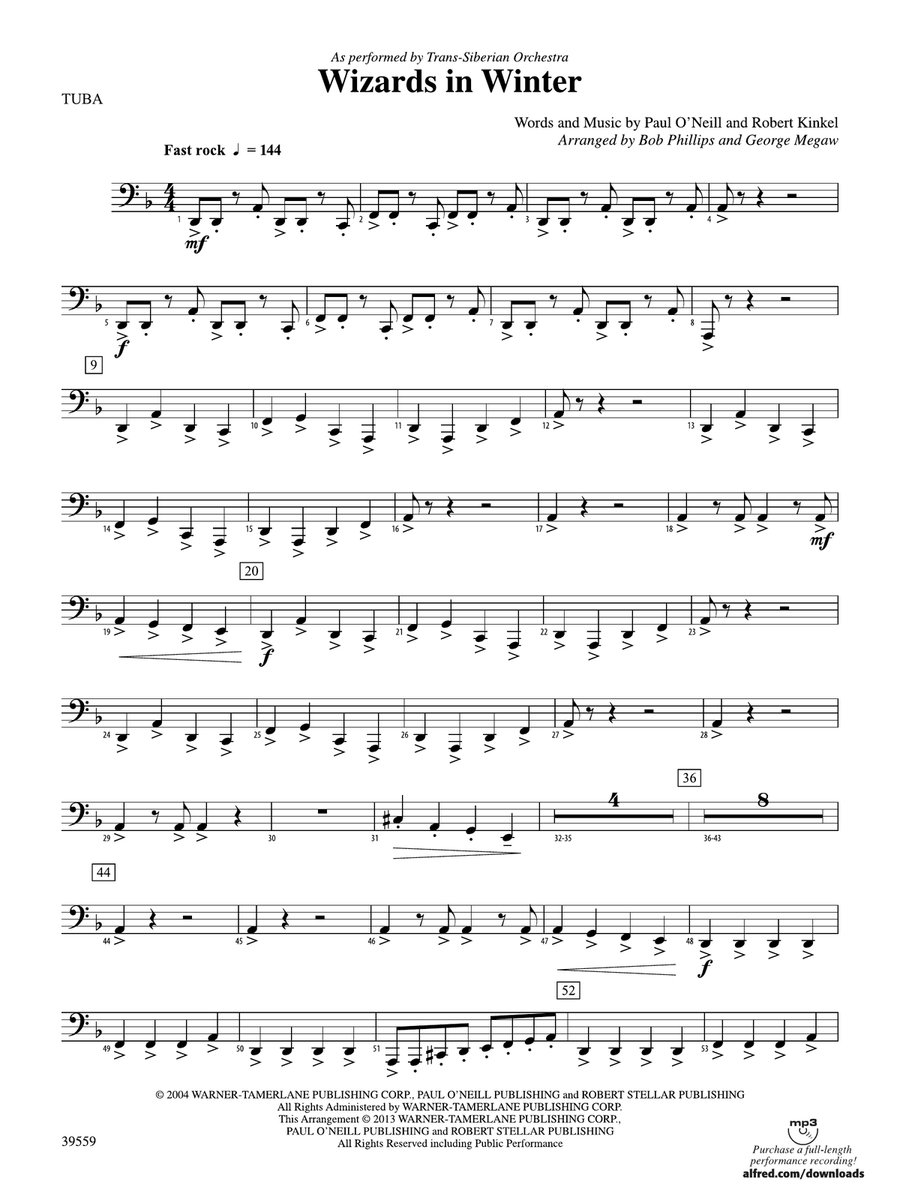 Wizards in Winter: Tuba