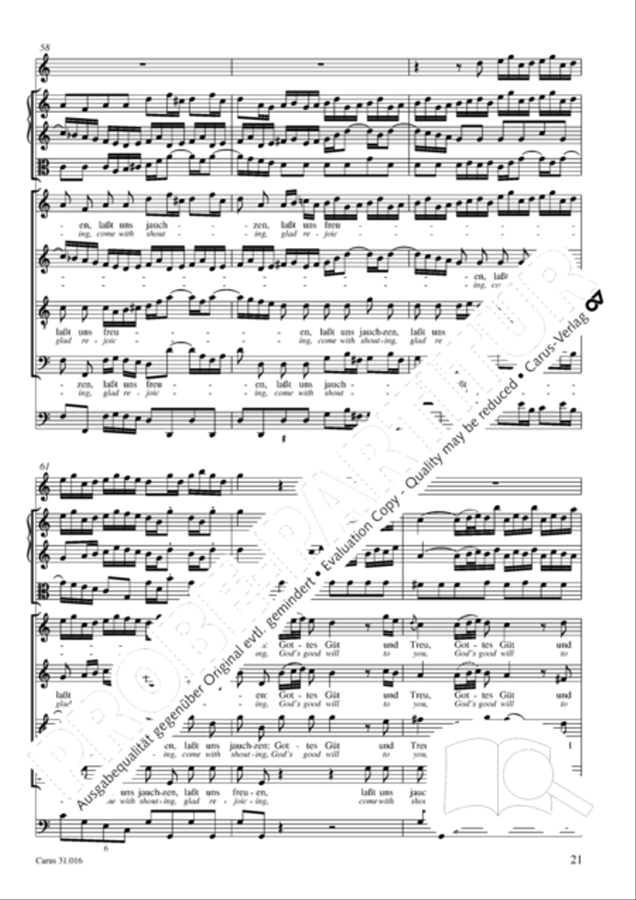 Lord God, thy praise we sing (Herr Gott, dich loben wir) ATB scores gallery preview page 22