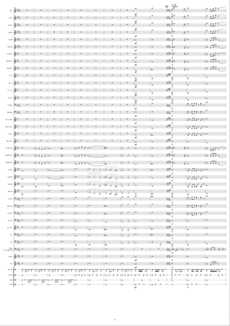 The Journey to the Outer Regions Concert Band scores gallery preview page 5