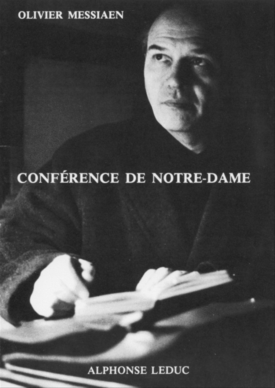 Messiaen Olivier Conference De Notre Dame La Musique Sacree Book Collection / Songbook scores gallery preview page 1